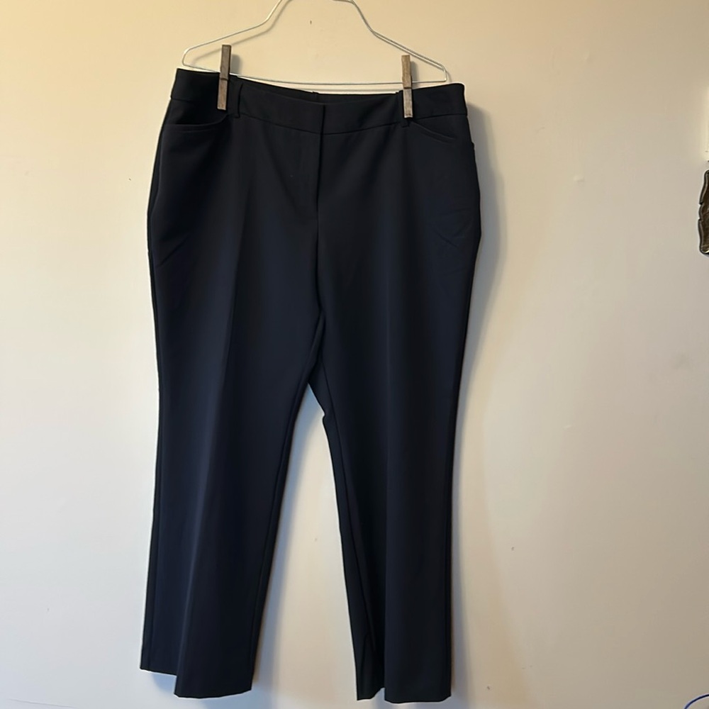 Worthington curvy fit perfect trousers black size 16P new with tags attached
